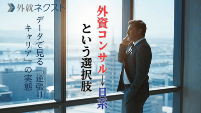 外資コンサルから日系に移る人が増えている？——データで見る「逆張りキャリア」の年収と満足度